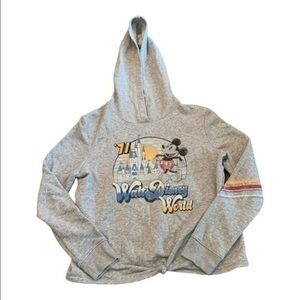 🔴Disney Parks Women's Gray Walt Disney World '71 Retro Hoodie Sweatshirt